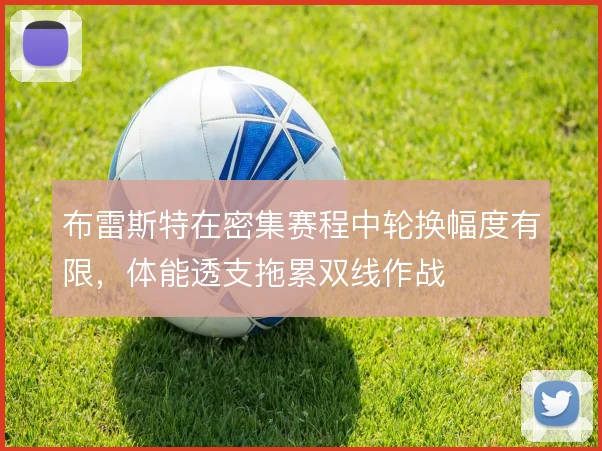 布雷斯特在密集赛程中轮换幅度有限，体能透支拖累双线作战
